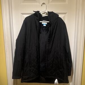 Columbia Women's Snowmelt Valley II Quilted Down XL Black Jacket Softshell